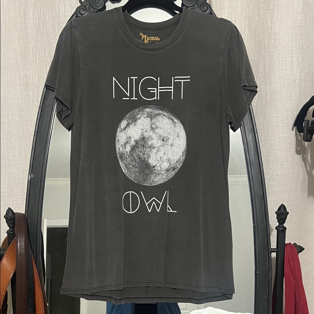 Show Me Your MuMu Gray 'Night Owl' Tee